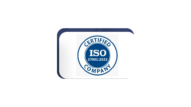 ISO/IEC 27001:2022 Certified badge